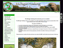 Tablet Screenshot of michiganhawkingclub.com